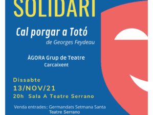 cartel teatro solidario 2021