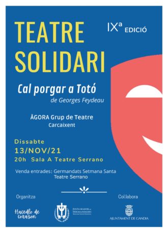 cartel teatro solidario 2021